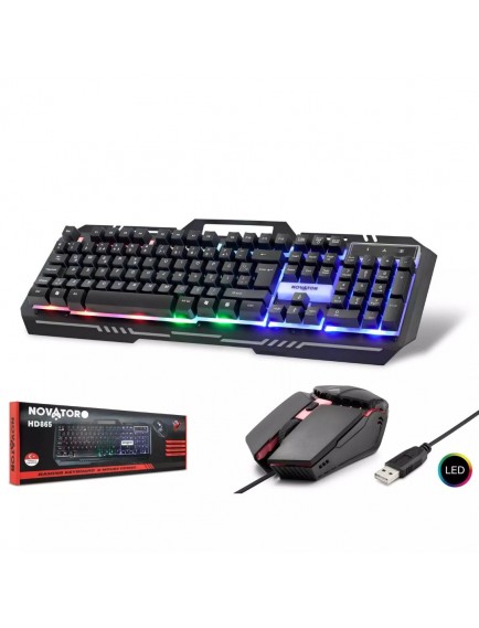 NOVATOR HD865 KLAVYE & MOUSE SET KABLOLU Q