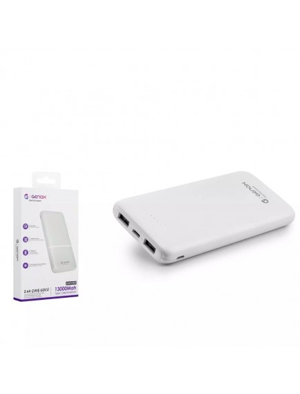 GENAX GNX503 POWERBANK 13000Mah PD ÇIKIŞ 2.6A BEYAZ