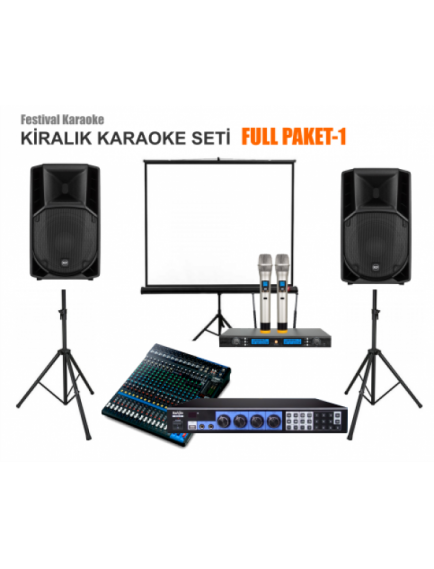 Kiralık Karaoke Sistemi Full Paket 1