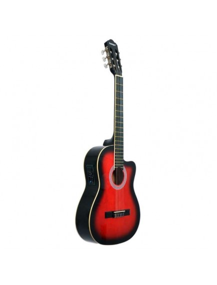 Gitar Elektro Klasik Rodriguez Kesik Kasa EQ Kırmızı RCCE650RB