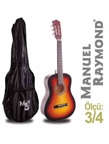 Klasik Gitar Junior Manuel Raymond MRC87SB (KILIF HEDİYE)