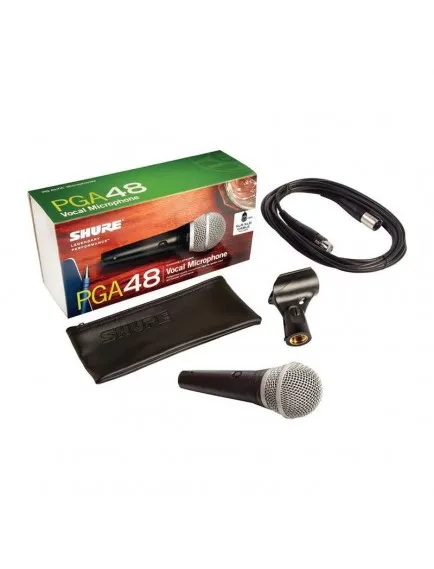 Shure PGA48 XLR-E Cardioid Dinamik Solist Mikrofonu