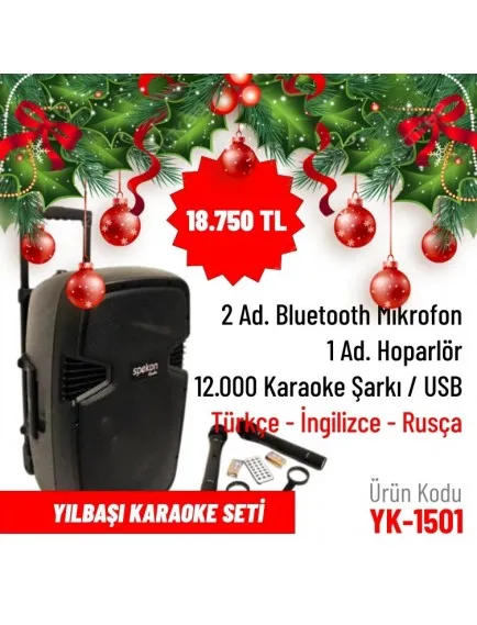 Yılbaşı Karaoke Seti - YK-1501